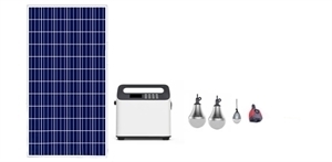 Firstsing Portable Solar Power System with LED 